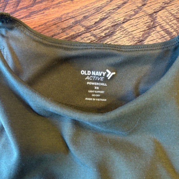 Ladies Old Navy Sports Bra - Olive Green - size XS - NWT - Picture 5 of 9
